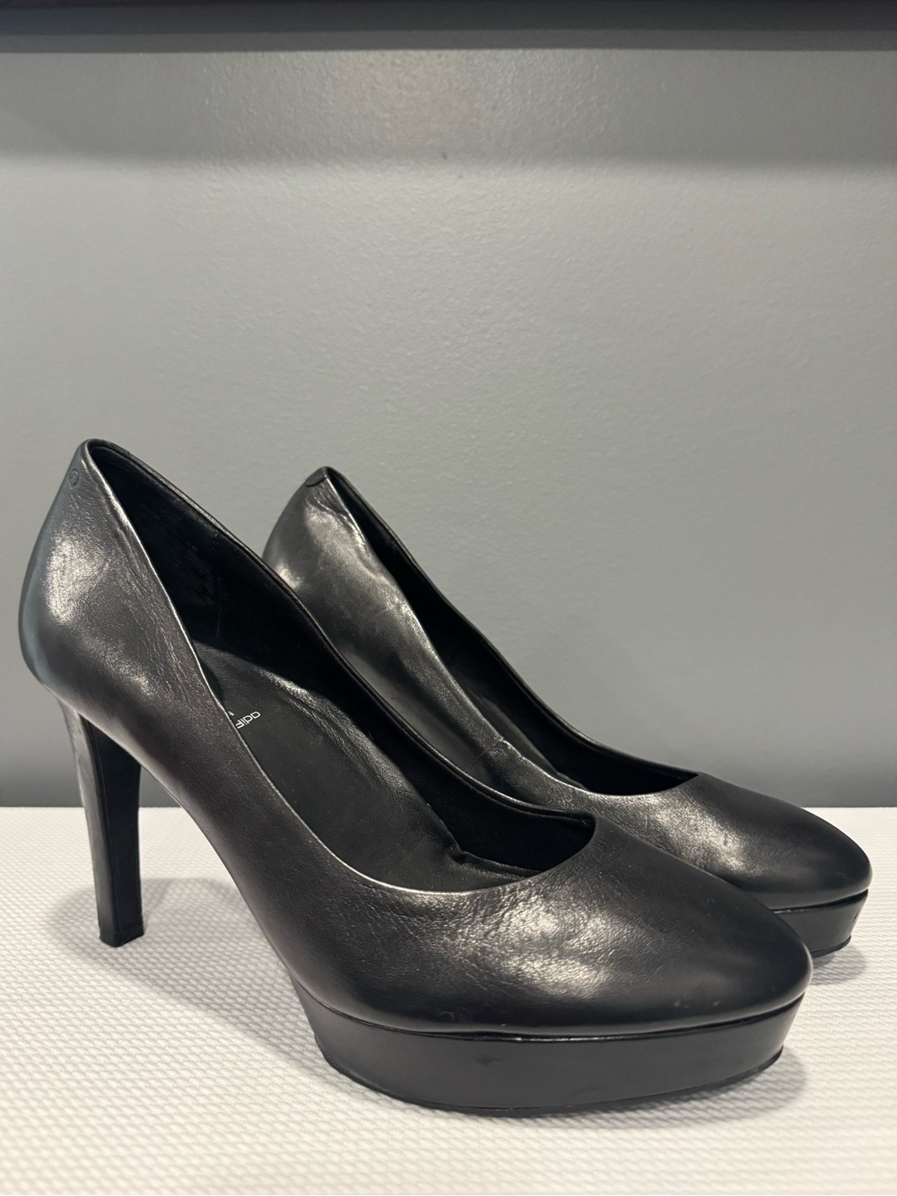 Rockport Leather Platform Heels W/Adiprene By Adidas Size 11